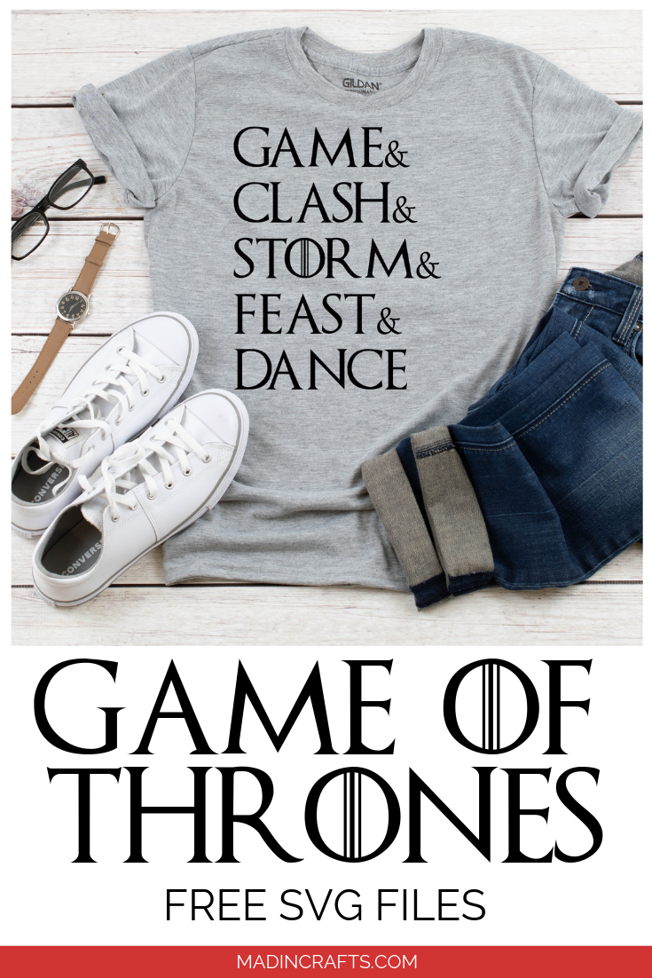 FREE GAME OF THRONES SHIRT CUT FILES