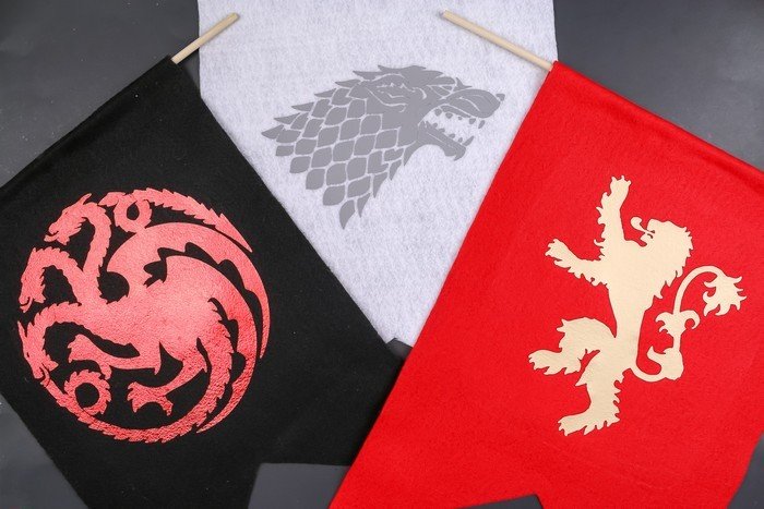 How To Make Game Of Thrones House Banners Home Decor Videos Mad In Crafts