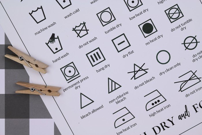 PRINTABLE LAUNDRY SYMBOLS CHART