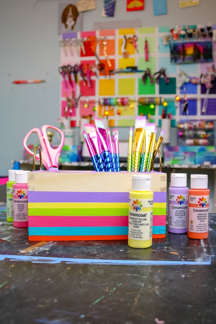 COLORFUL CRAFT CADDY TUTORIAL