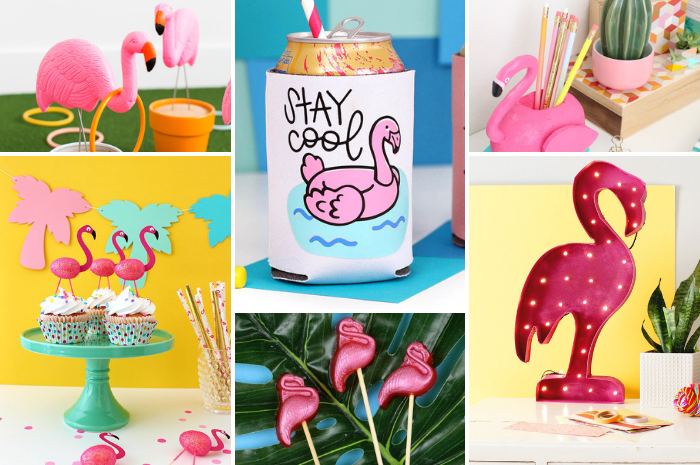 A FLOCK OF FLAMINGO CRAFTS