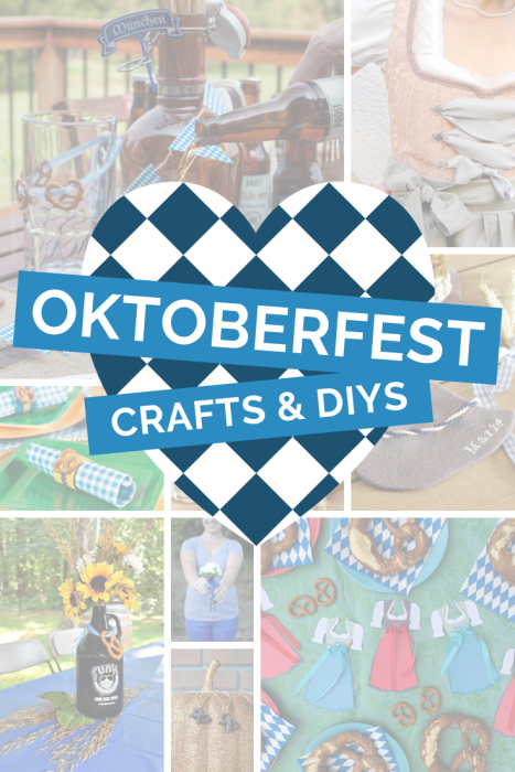 Collage of Oktoberfest Crafts and DIYS