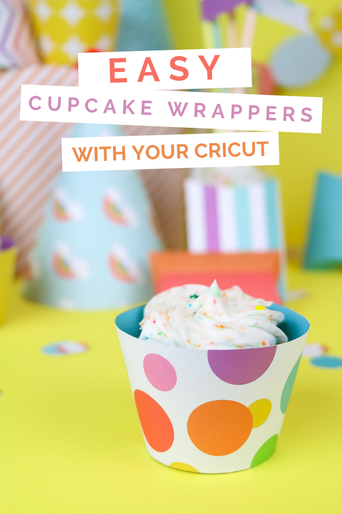 DIY CUPCAKE WRAPPERS WITH YOUR CRICUT Party Mad in Crafts