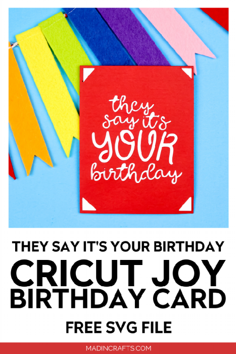 Download FREE CRICUT JOY BIRTHDAY CARD SVG Crafts Mad in Crafts