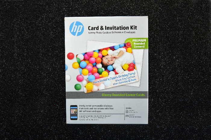 HP Party Invitation Kit on a black background