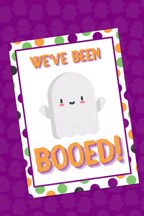 FREE BEEN BOOED PRINTABLES