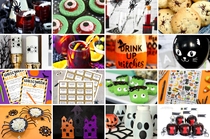 at home halloween party ideas crafts mad in crafts