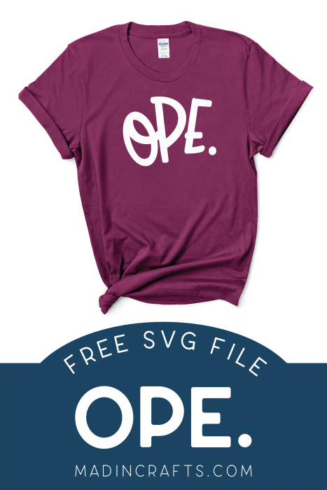 purple shirt with OPE svg design