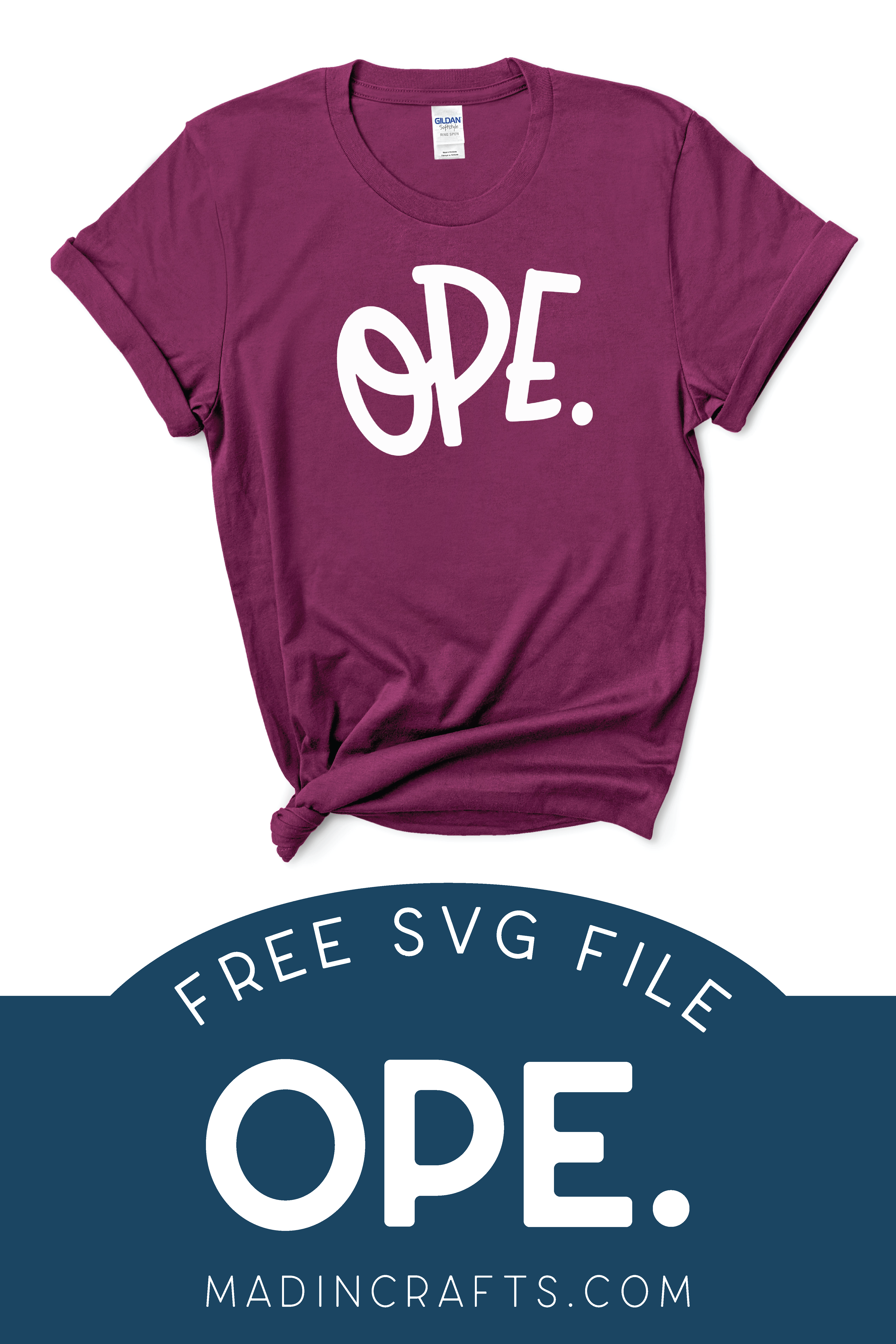 purple shirt with OPE svg design