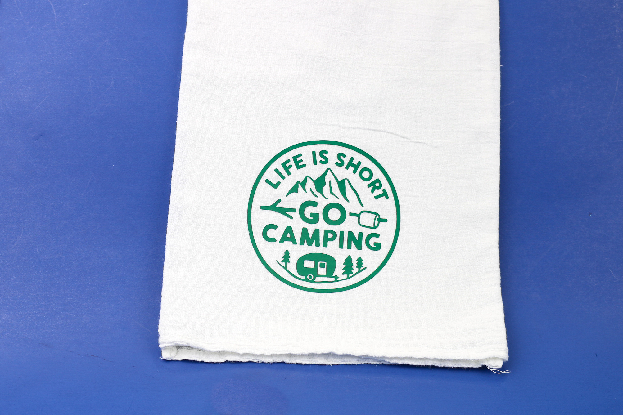 Life Is Short Go Camping Towel