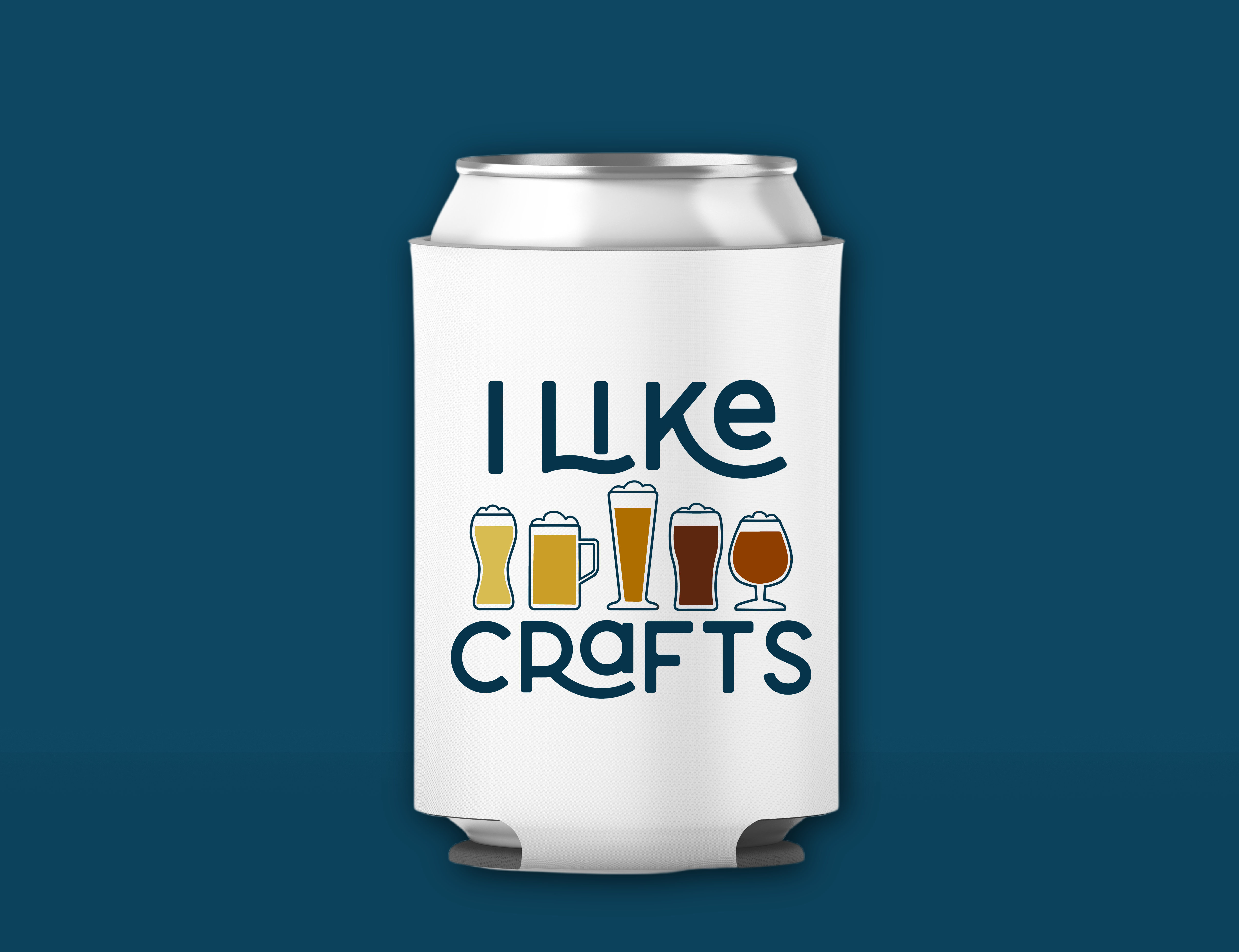 I Like Crafts Beer Koozie