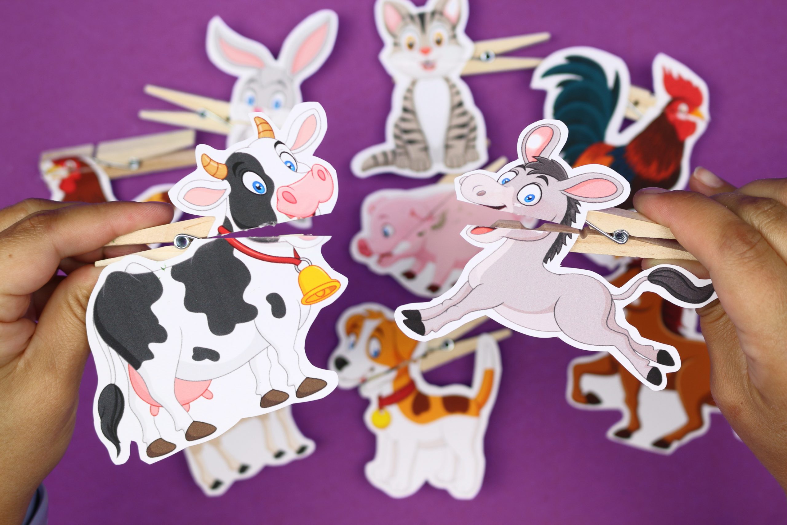 clothespin puppet printables