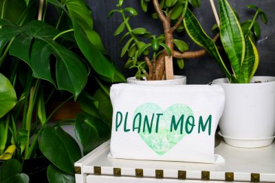 plant mom zipper bag by plants