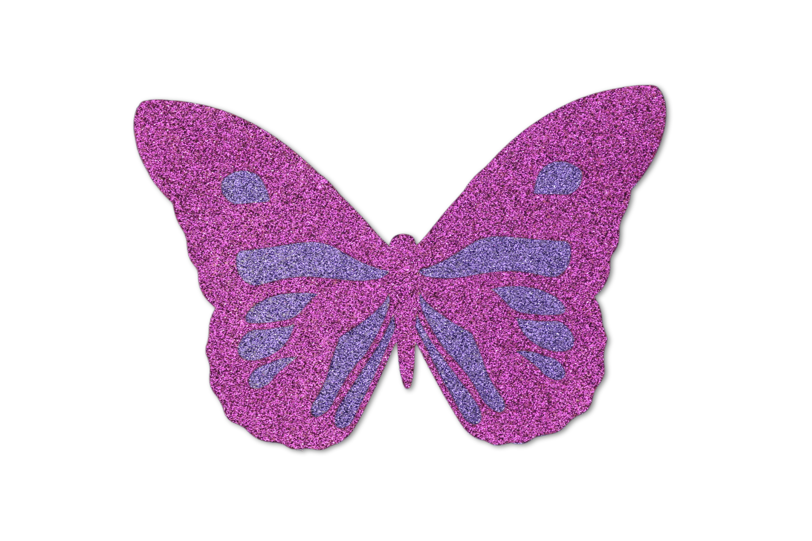 purple and blue layered paper butterfly