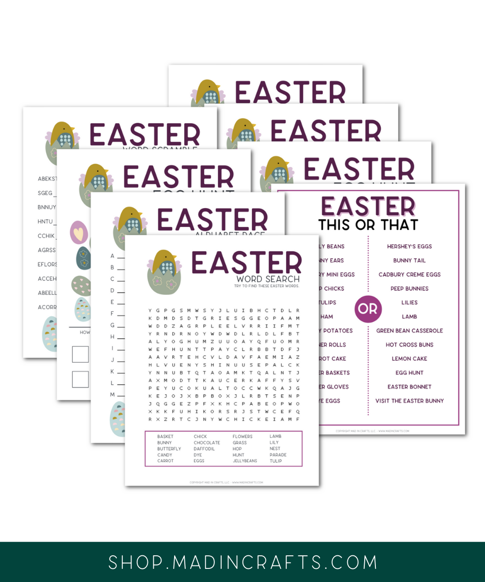 FREE EASTER EGG I-SPY PRINTABLE Printables Mad in Crafts