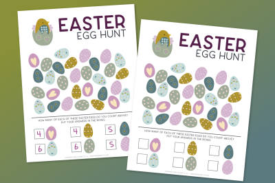 2 Easter Egg I Spy printables
