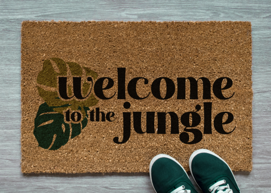 WELCOME TO THE JUNGLE SVG FILE Crafts Mad in Crafts