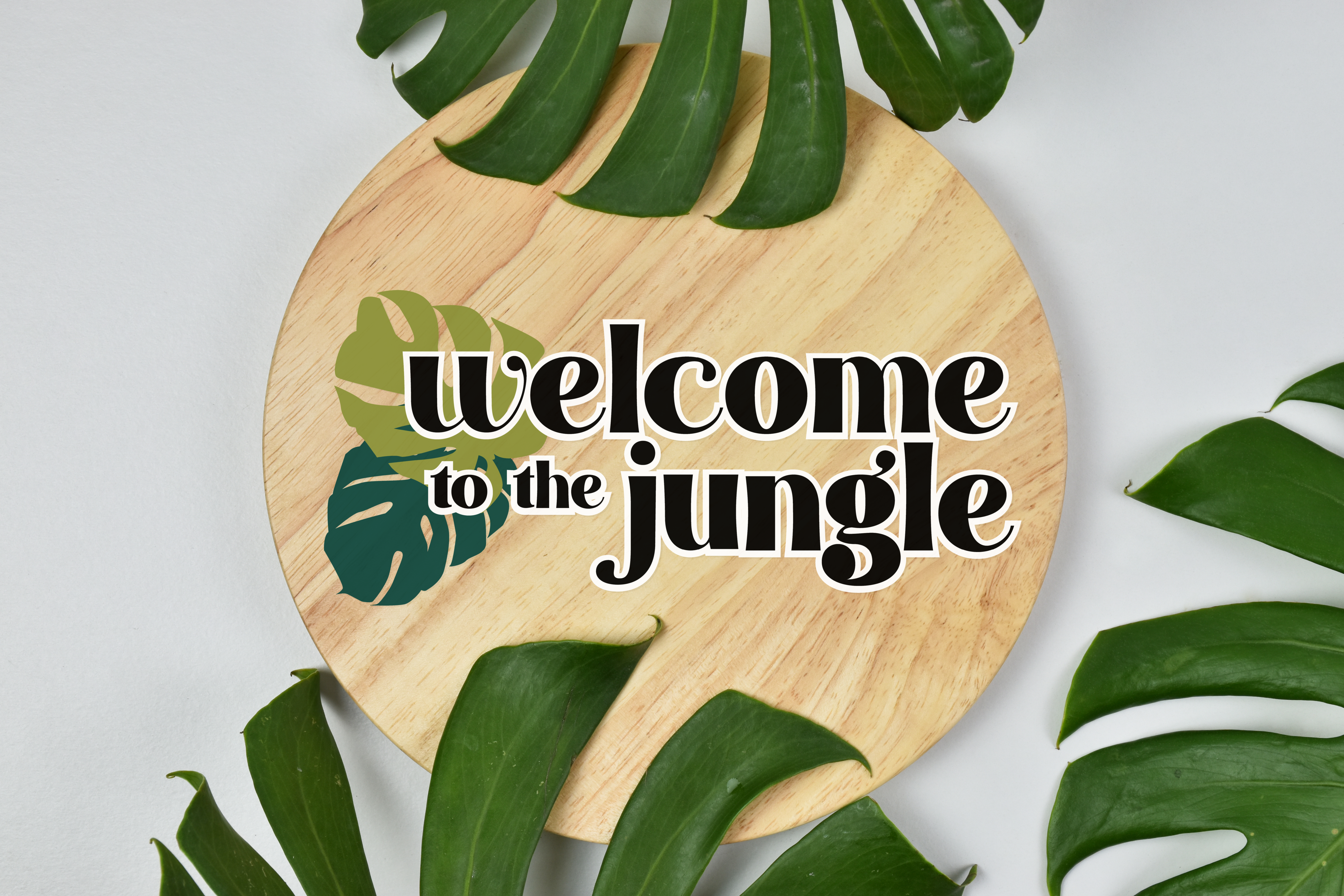 WELCOME TO THE JUNGLE SVG FILE Crafts Mad in Crafts