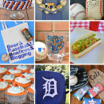 collage of baseball crafts and recipes