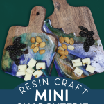 mini food safe resin charcuterie boards