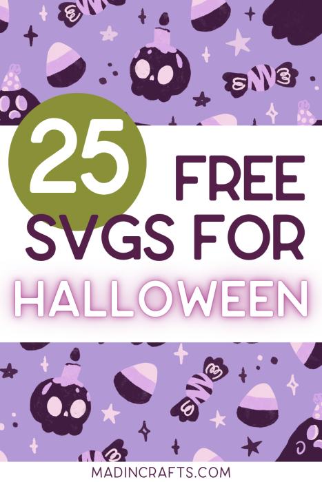 25 Free SVGs for Halloween
