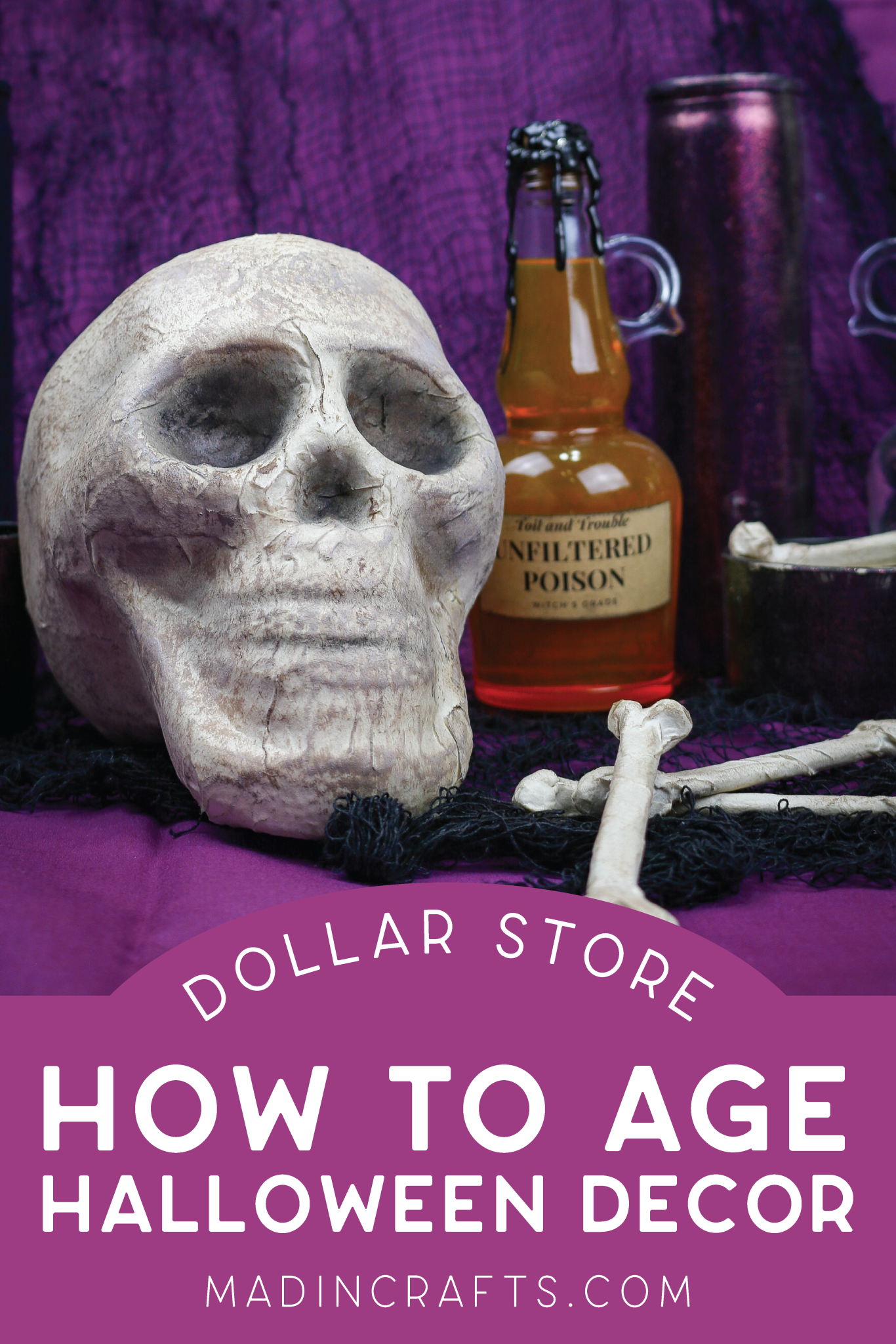 HOW TO MAKE DOLLAR TREE HALLOWEEN DECOR LOOK GOOD Crafts Mad in Crafts
