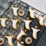 homemade ghost shaped hand pies for halloween