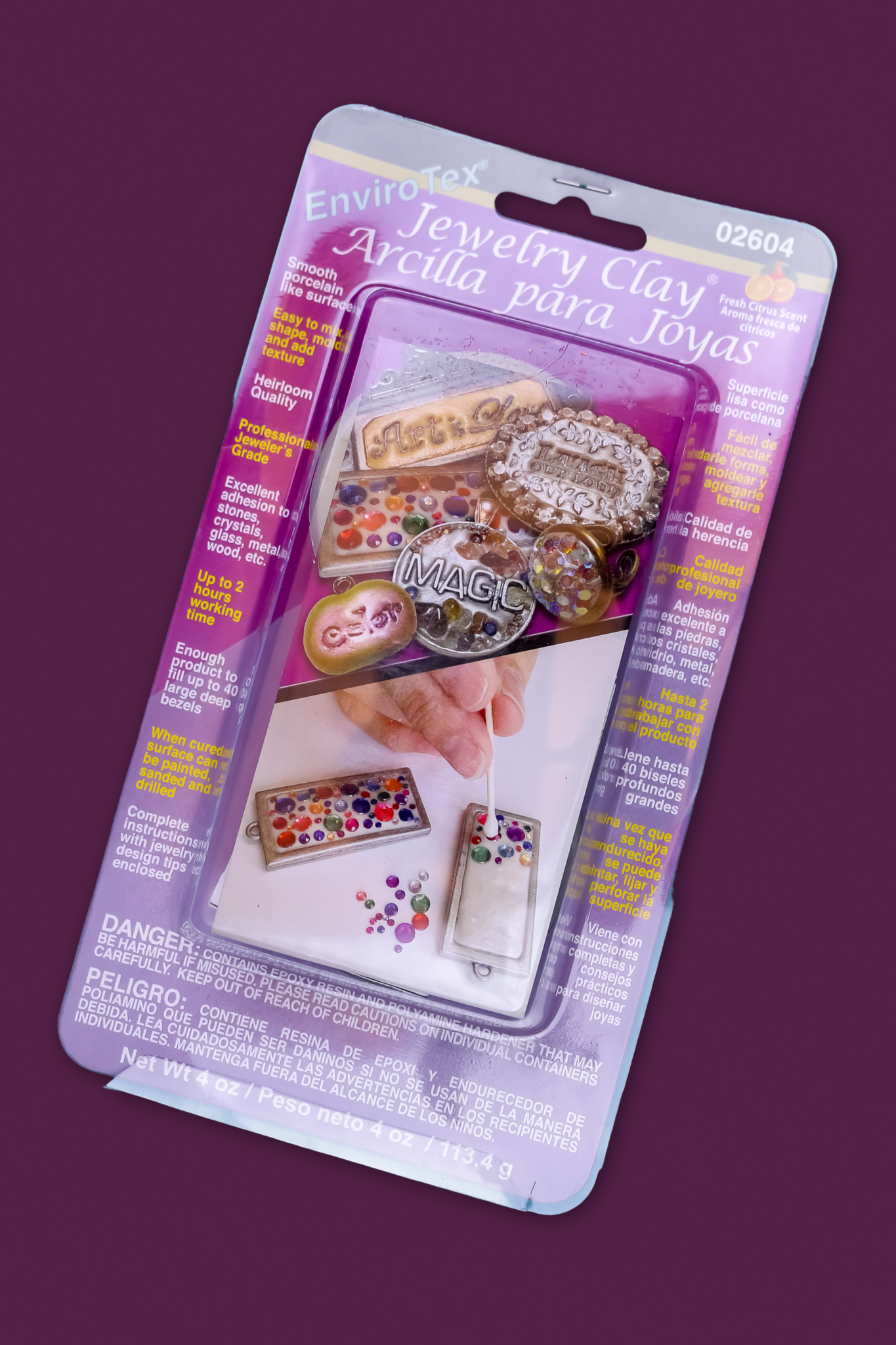 a package of ETI jewelry clay