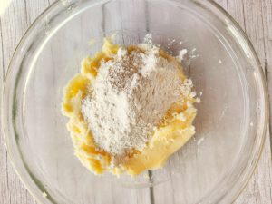 sugar cookie dough mix in a bowl
