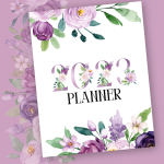 2023 planner cover on a light purple background