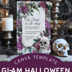 Glam Halloween Invitation by Halloween decor