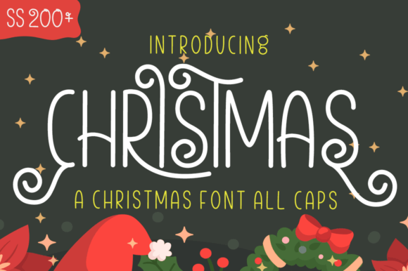 example of Christmas font