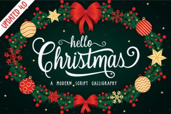 31 FESTIVE FONTS FOR CHRISTMAS Crafts Mad in Crafts