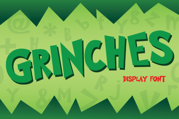 example of Grinches font