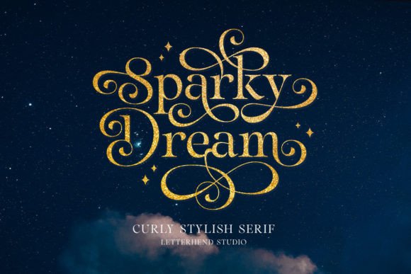 example of Sparky Dream font
