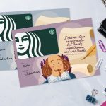 Two printable Shakespeare gift card holder near office supplies