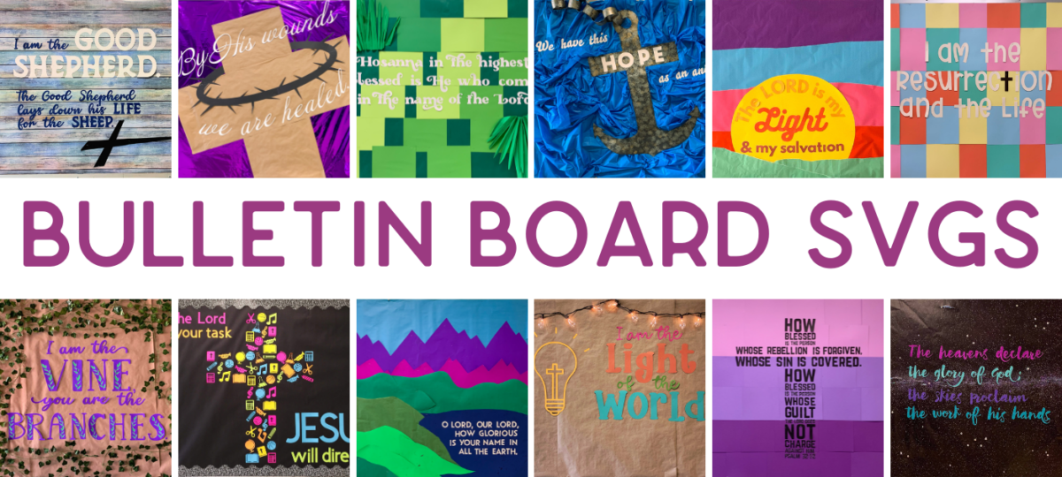 collage of christian bulletin boards