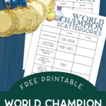 two printable olympic scattergories games