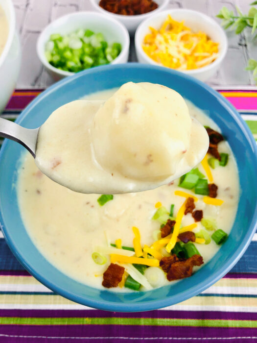 FULLY LOADED BAKED POTATO SOUP RECIPE Recipes Mad in Crafts